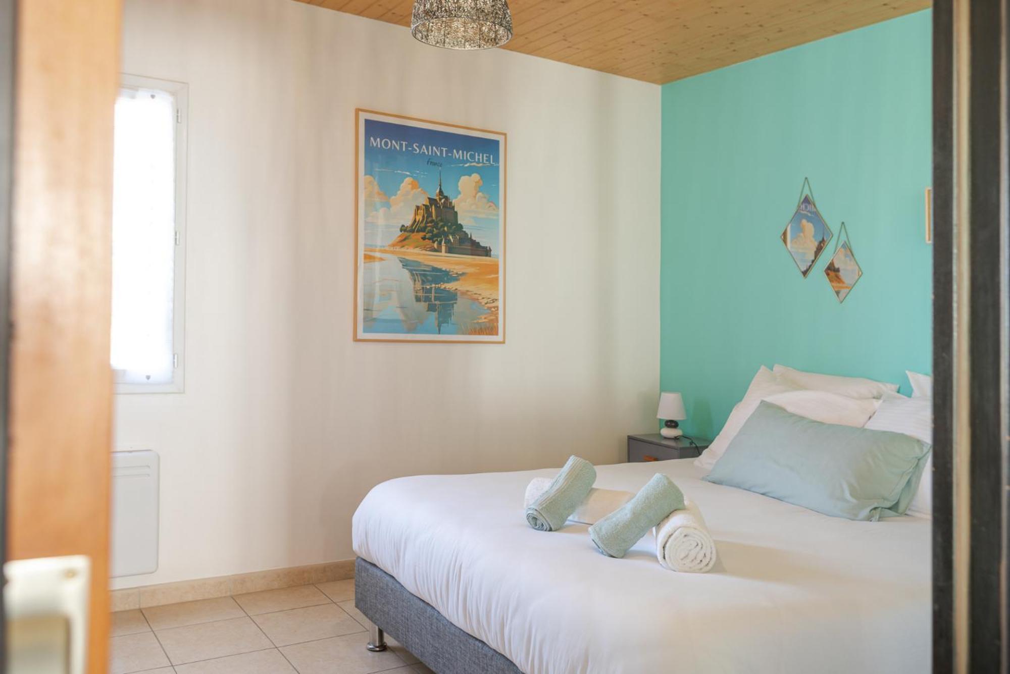 Vue Mt-St-Michel, Elegance, Calme Et Baby-Foot Bonzini Villa Dragey Bagian luar foto